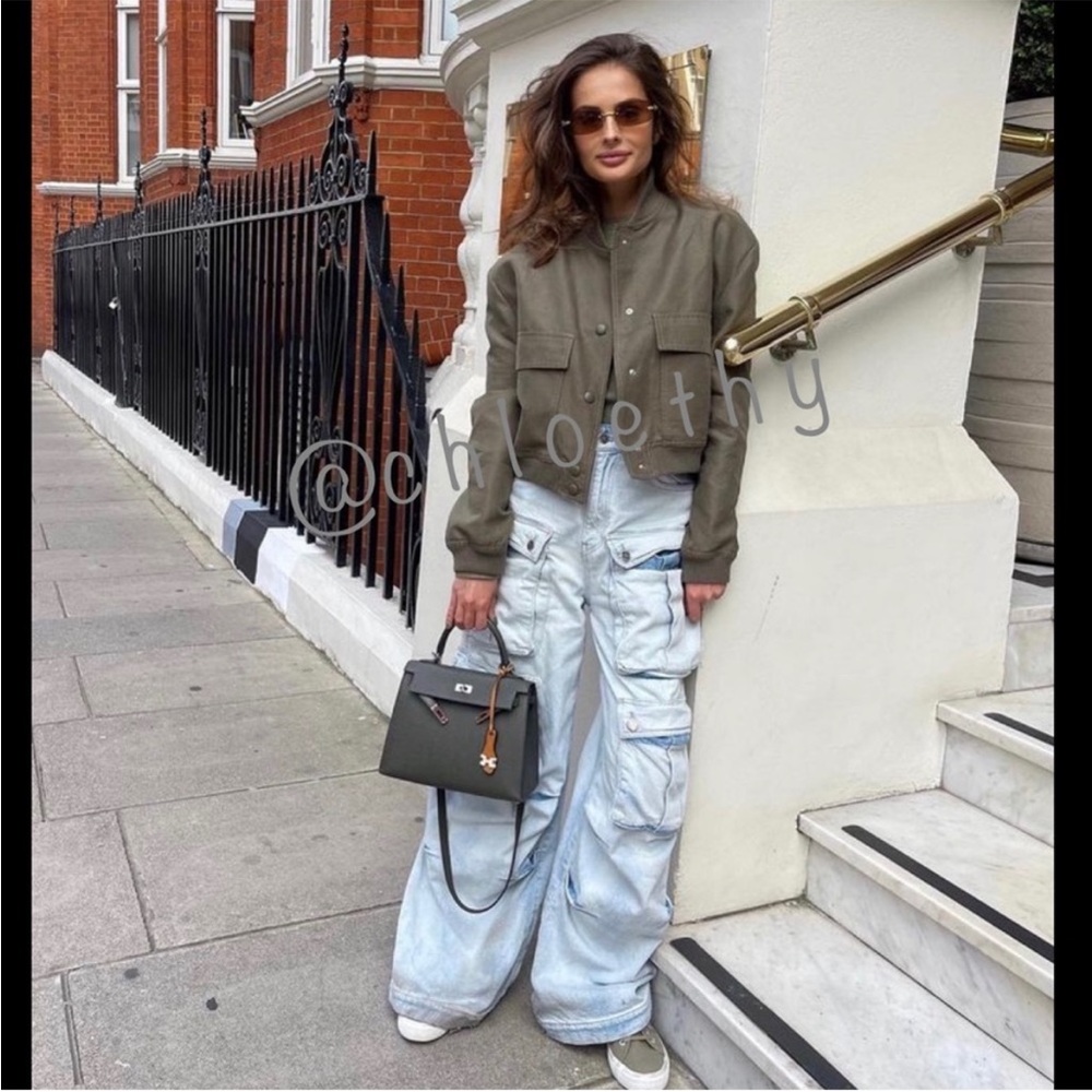NWOT Zara Jean cargos - Picture 7 of 8